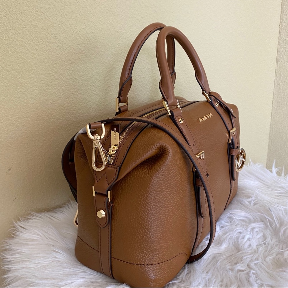 Michael Kors large ginger duffel satchel bag - Picture 4 of 12
